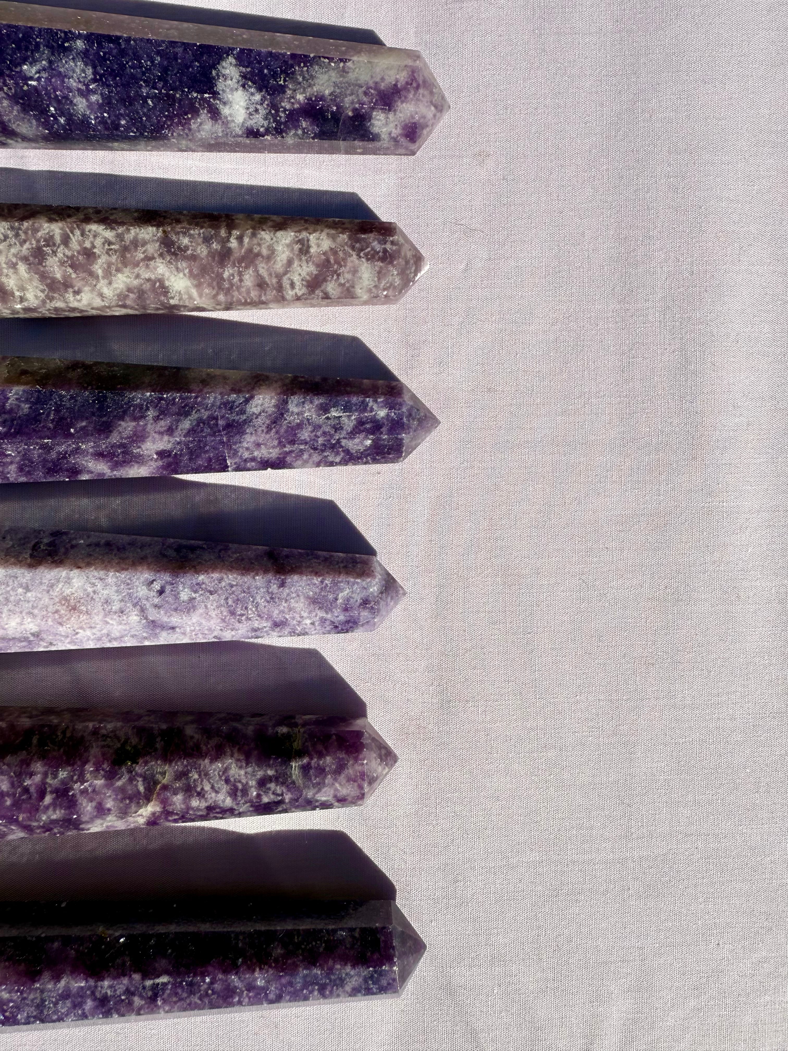 Lepidolite Towers | Intuitively Selected