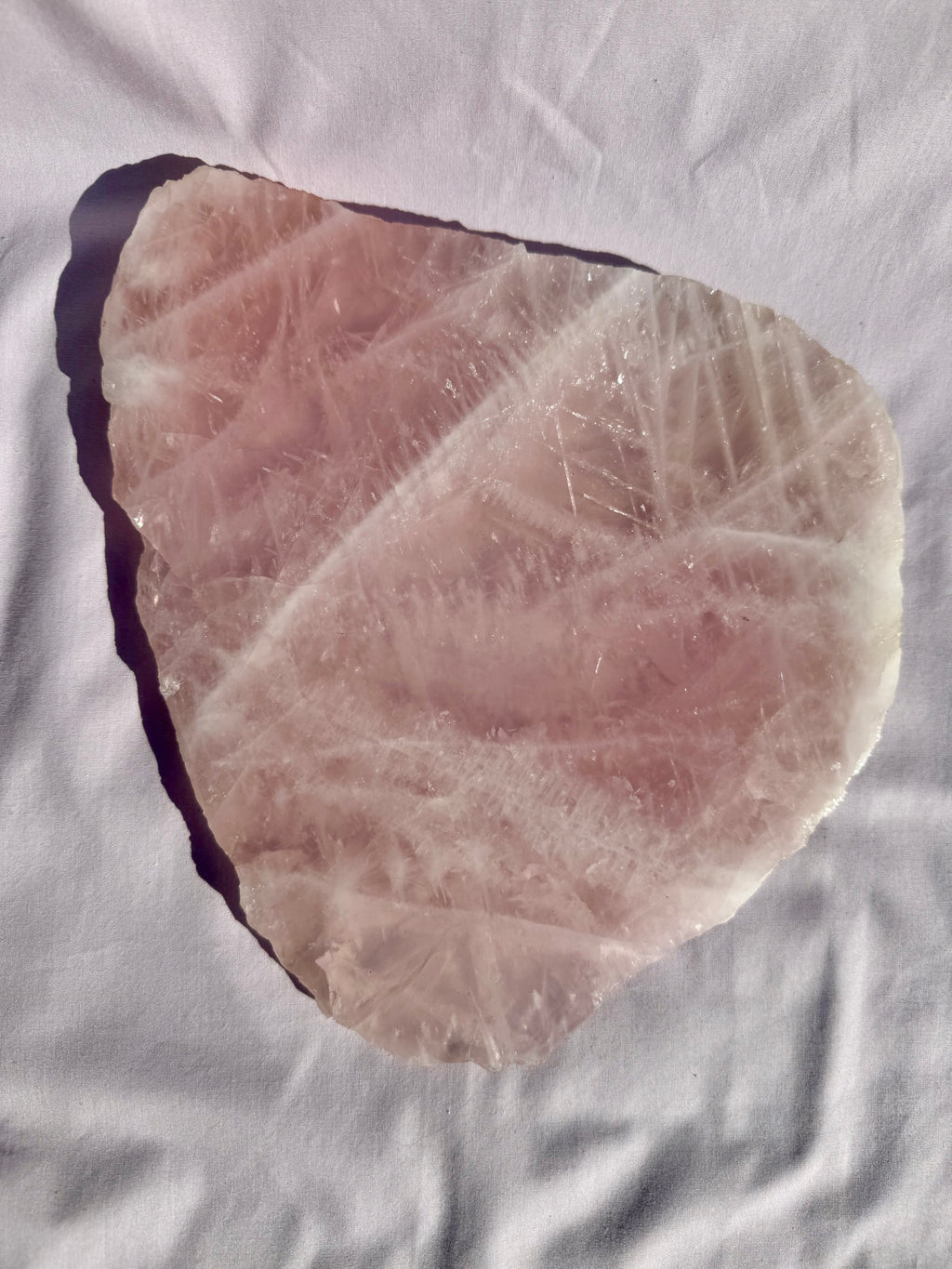Large Rose Quartz Slab