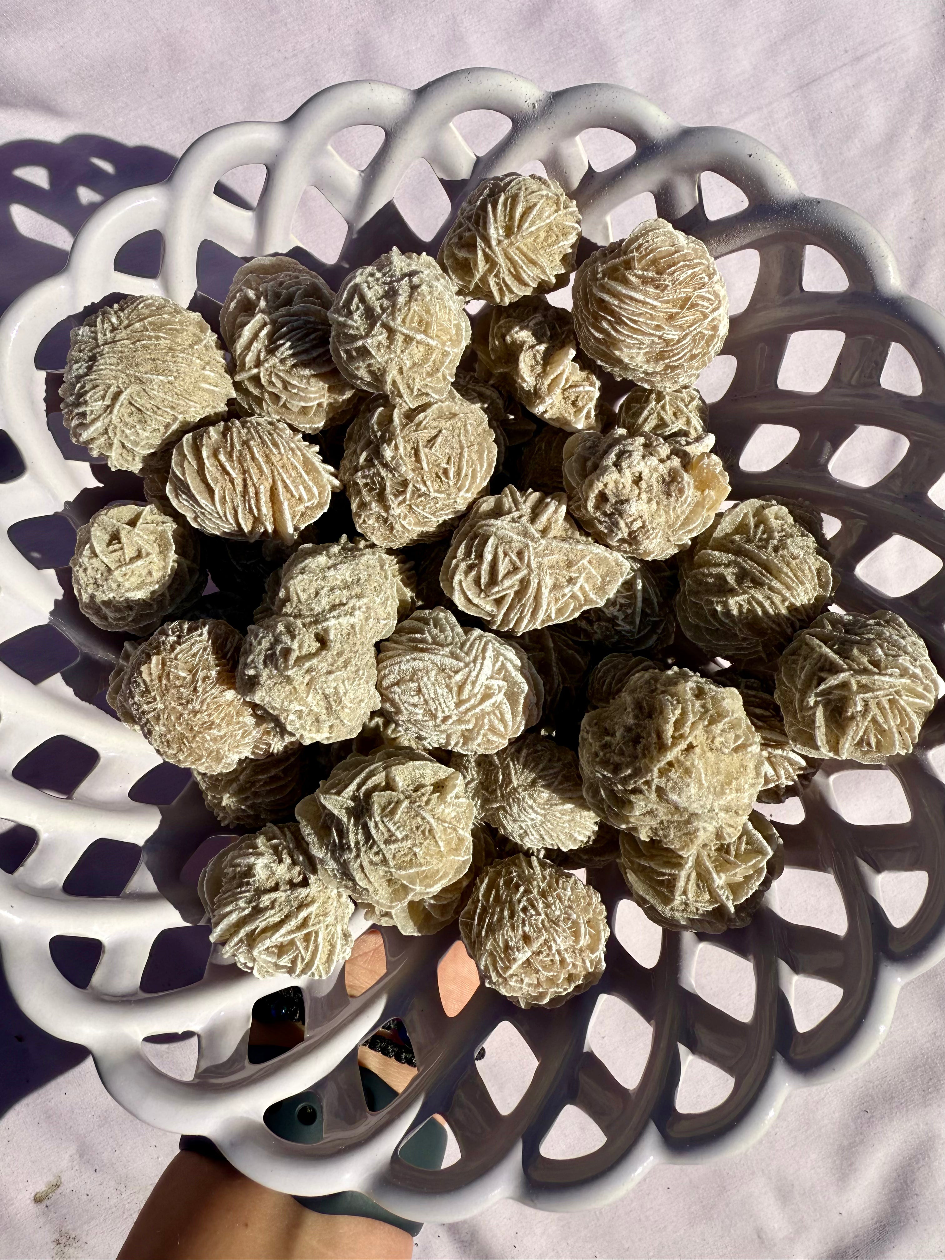 Desert Rose Selenite Cluster | Intuitively Selected