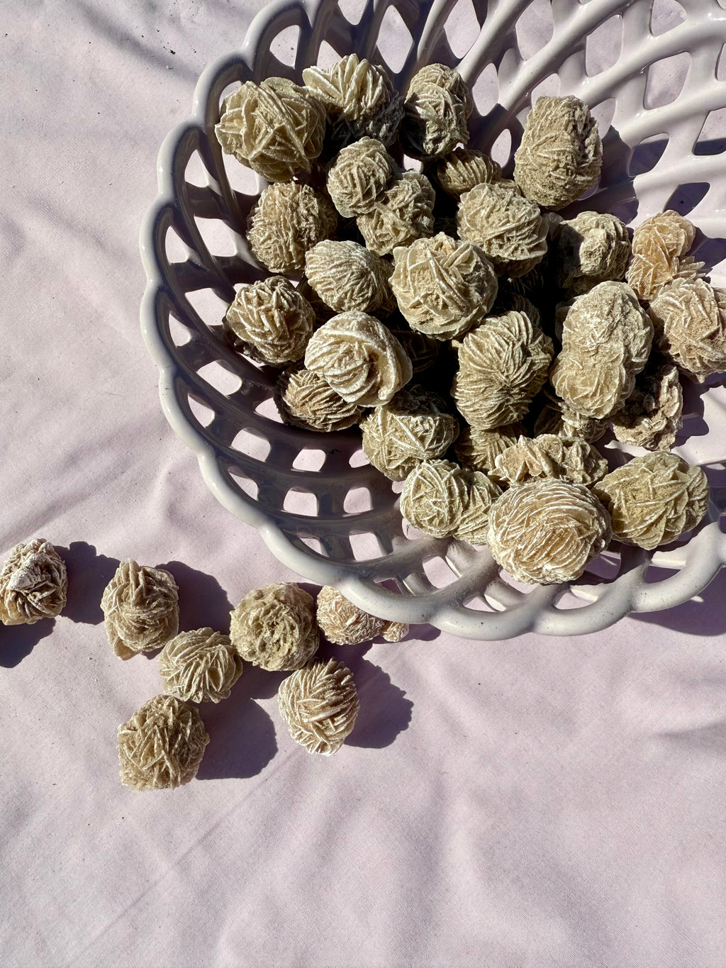 Desert Rose Selenite Cluster | Intuitively Selected