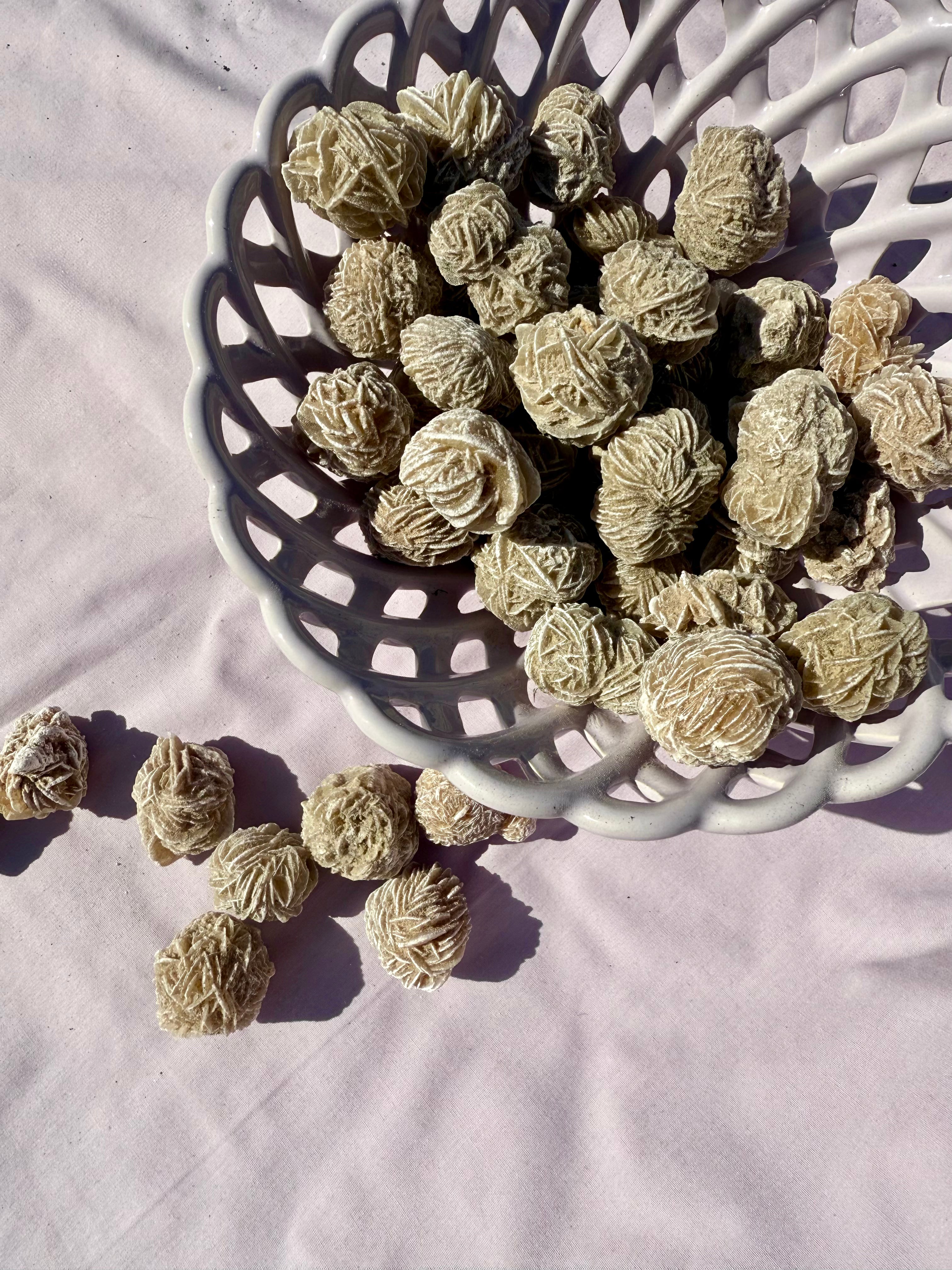 Desert Rose Selenite Cluster | Intuitively Selected