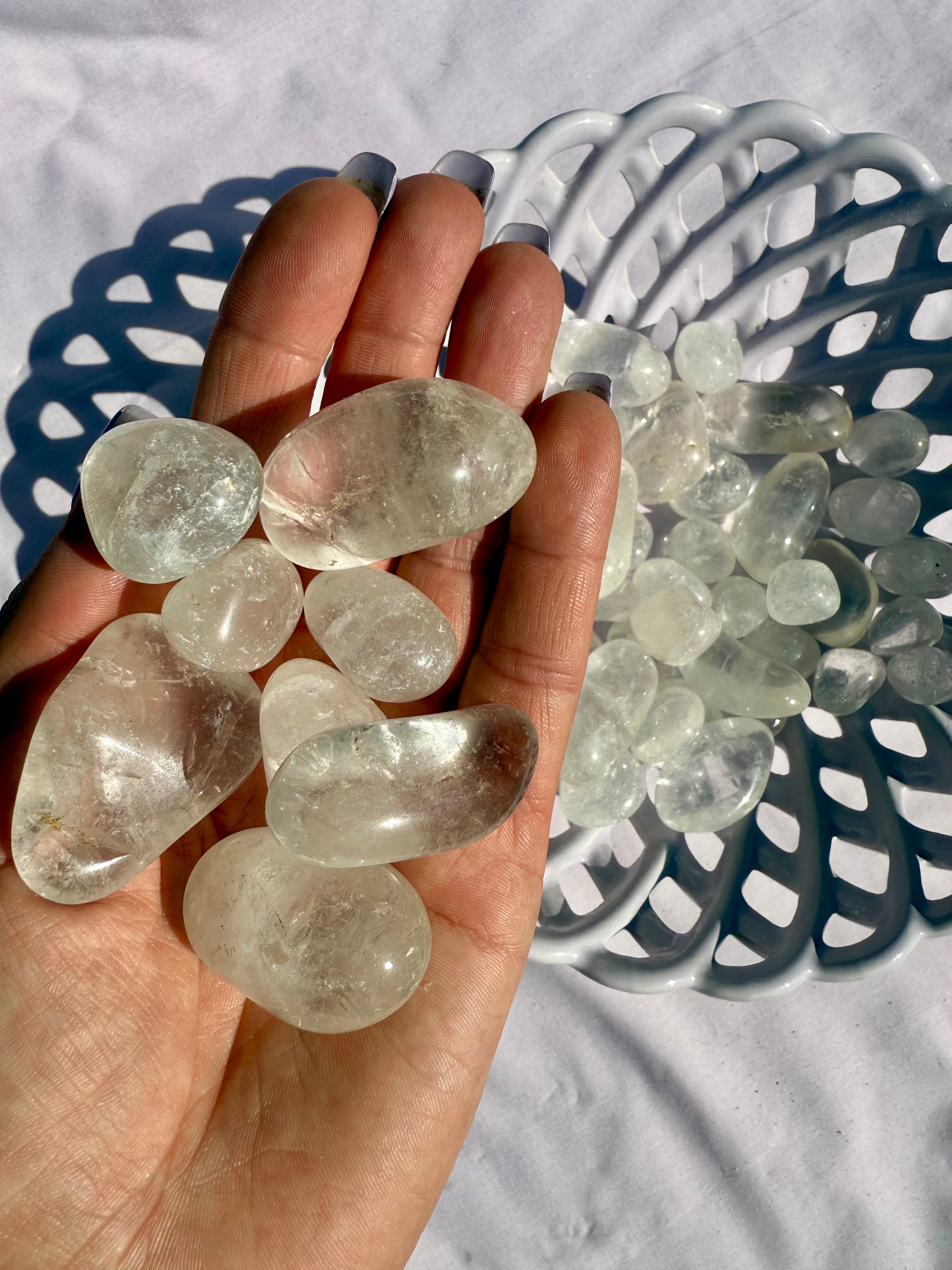 Clear Quartz Tumbled Stone | Healing & Clarity