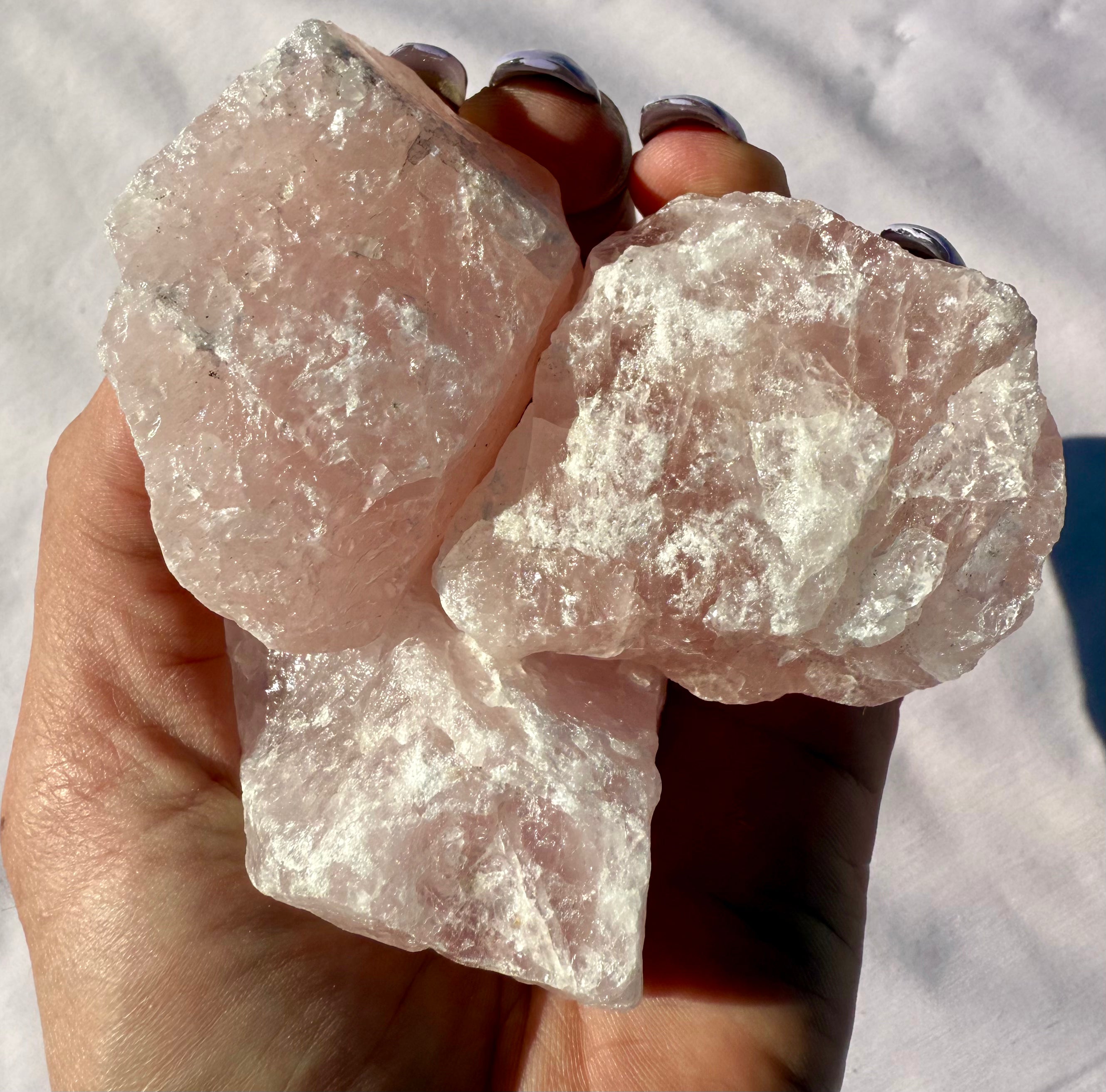 Medium Rose Quartz Raw Stone