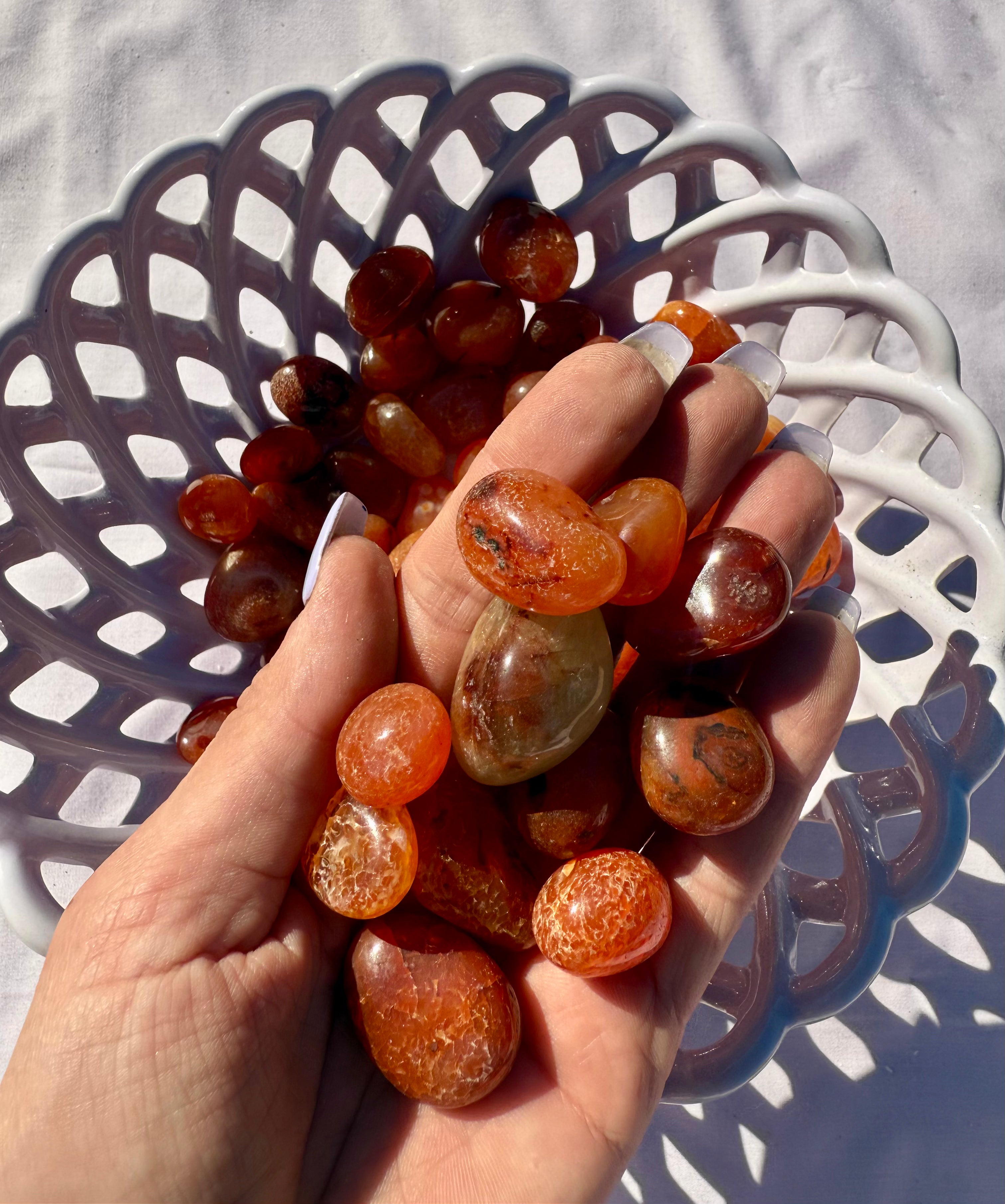Carnelian Tumbled Stone | Confidence & Motivation