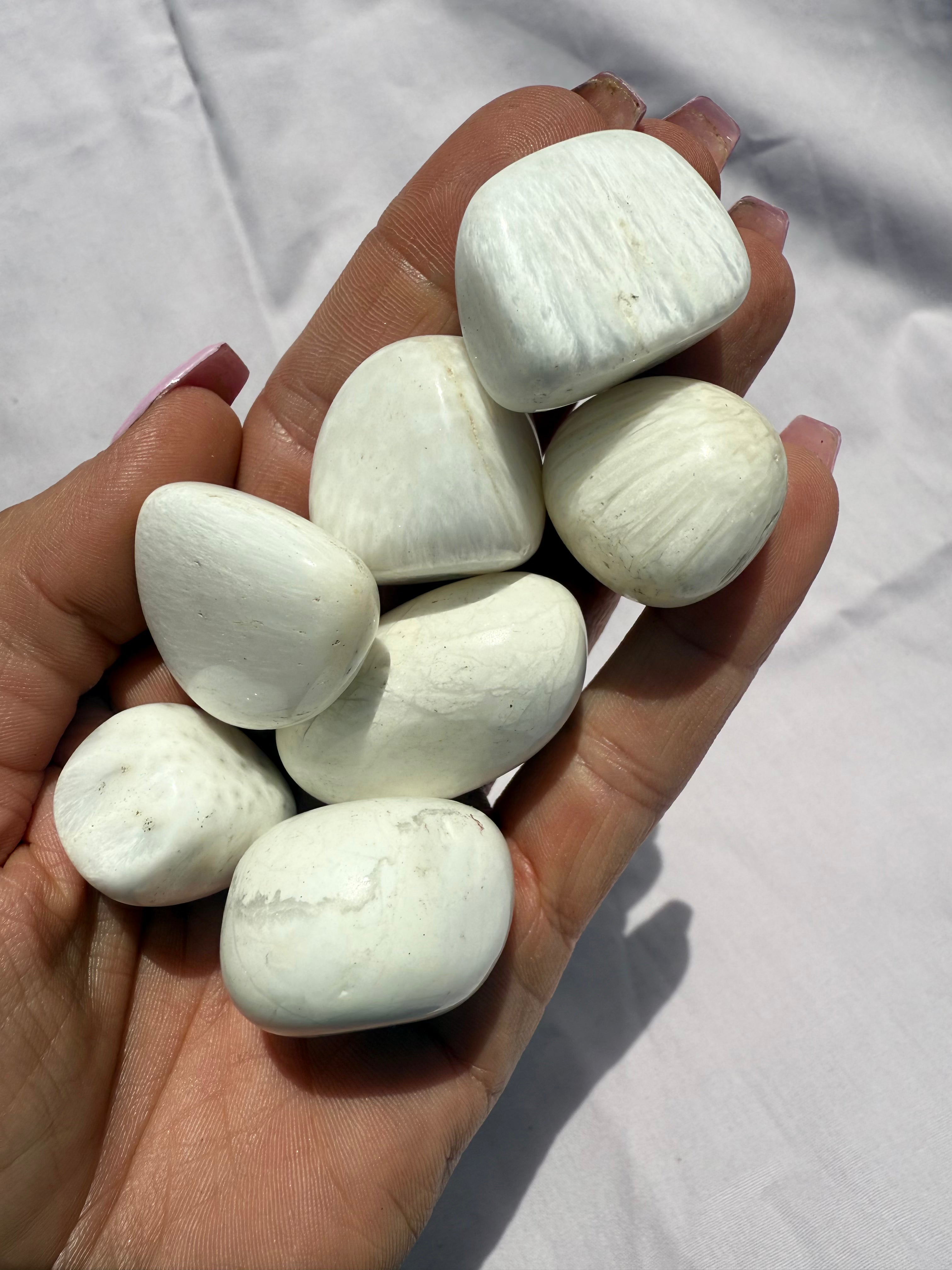 Scolecite Tumbled Stone | Connection & Higher Awareness