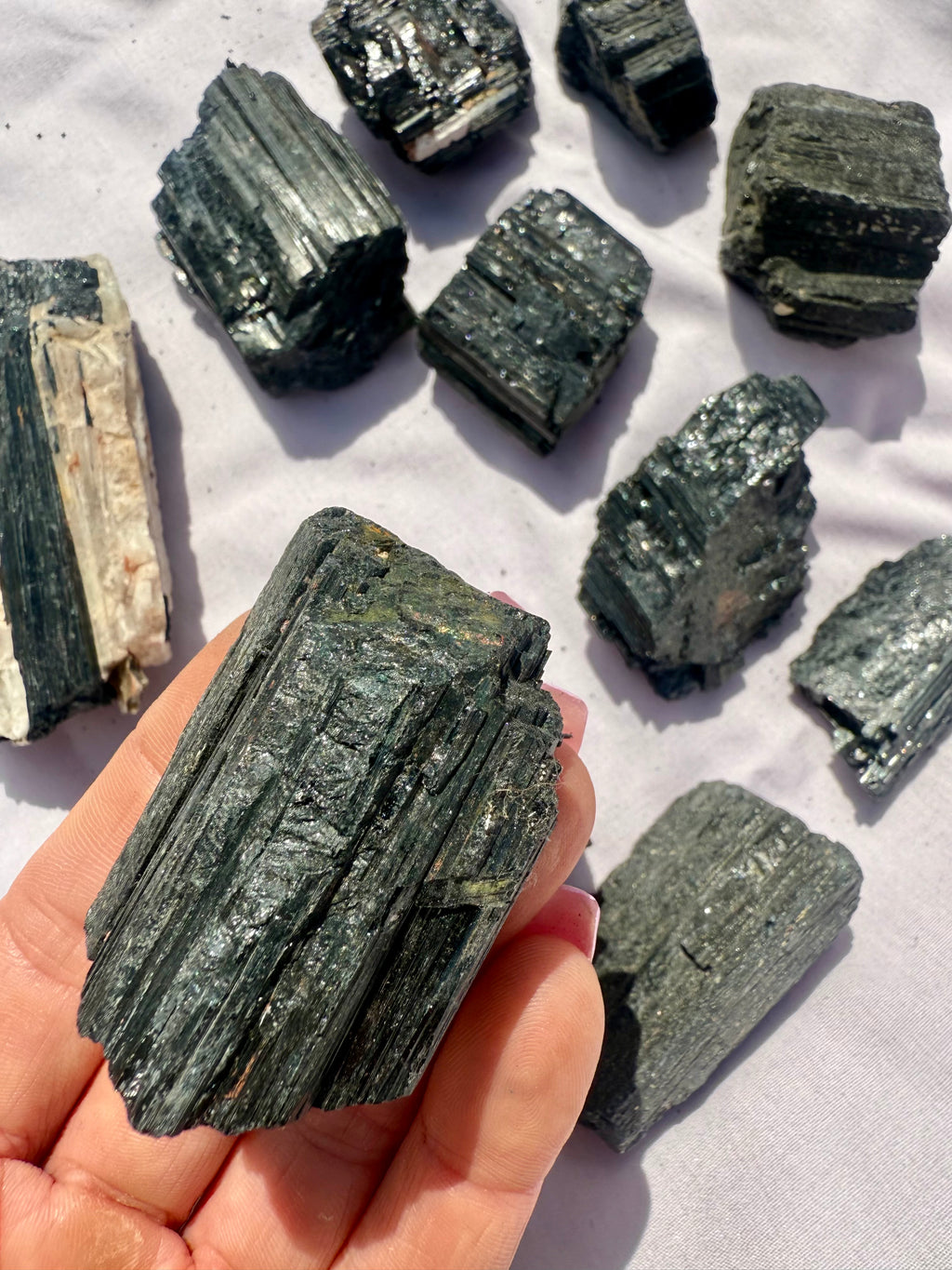 Medium Black Tourmaline Raw Chunk
