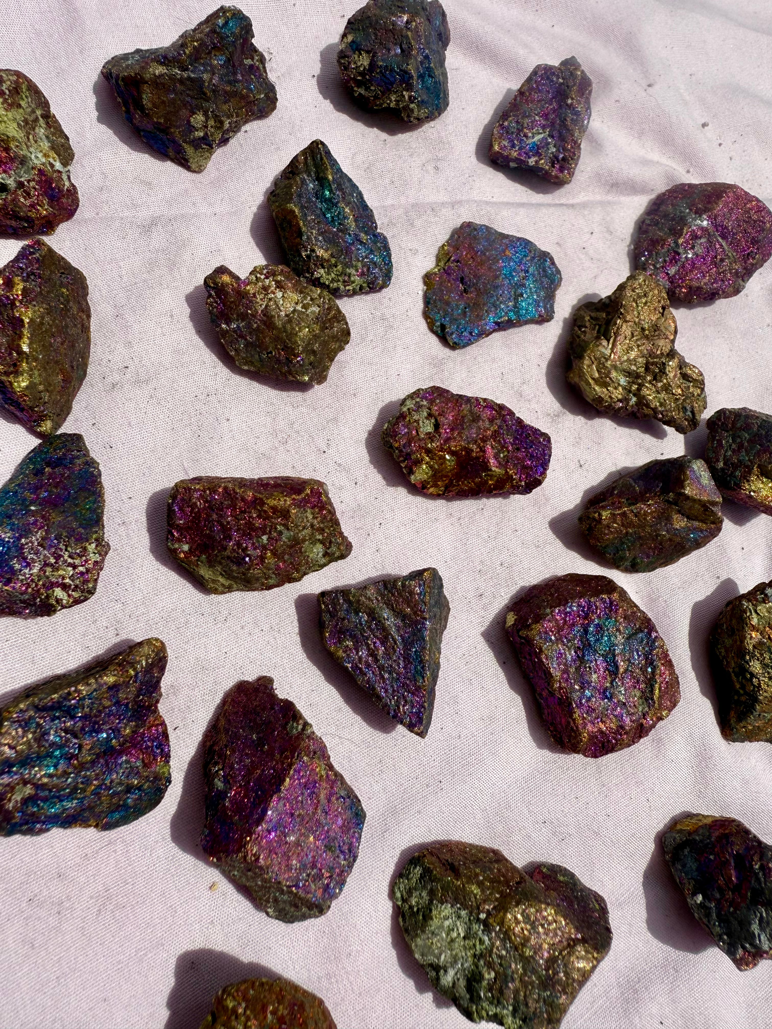 Raw Small Peacock Ore