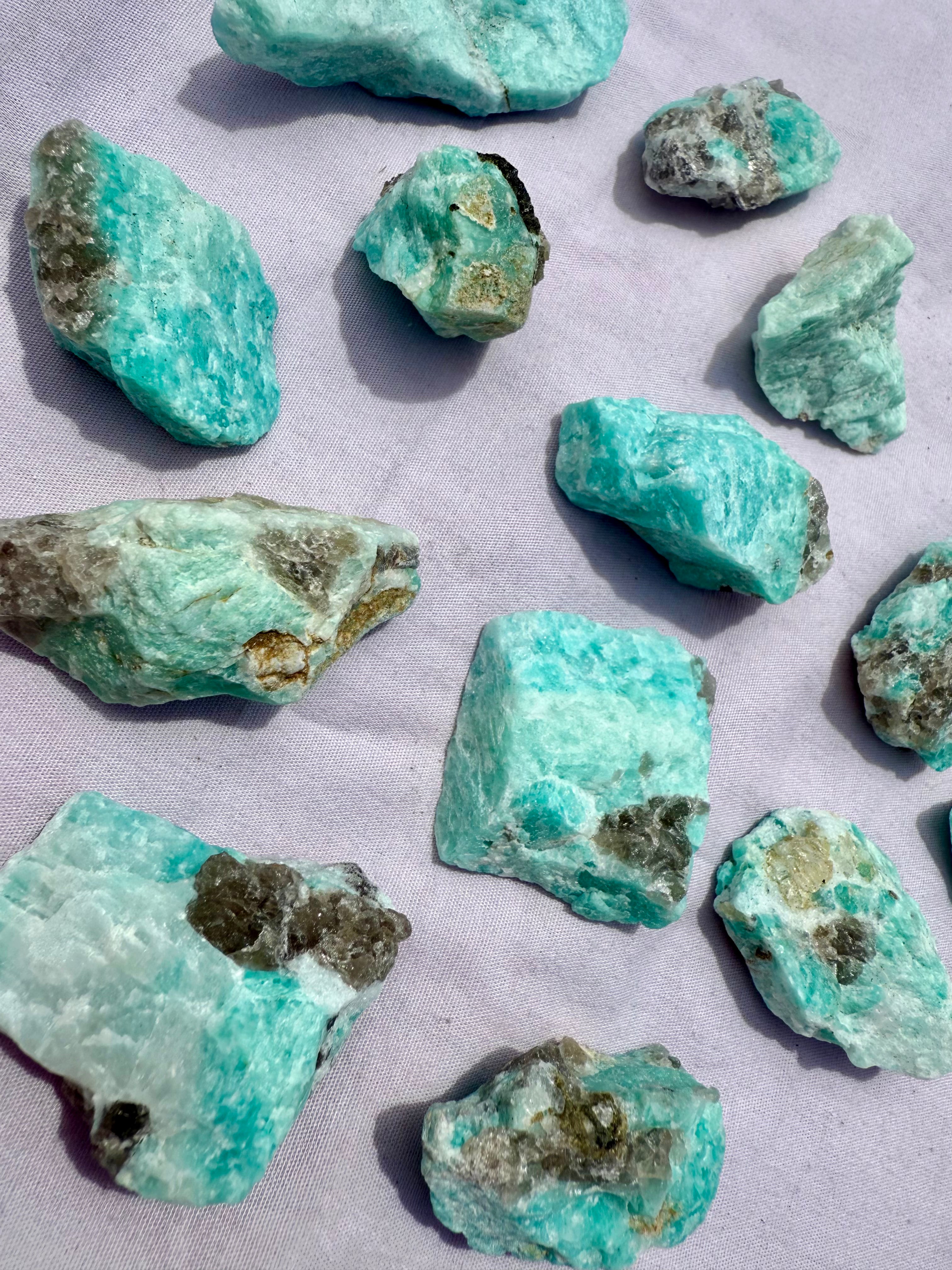 Raw Amazonite Chunks