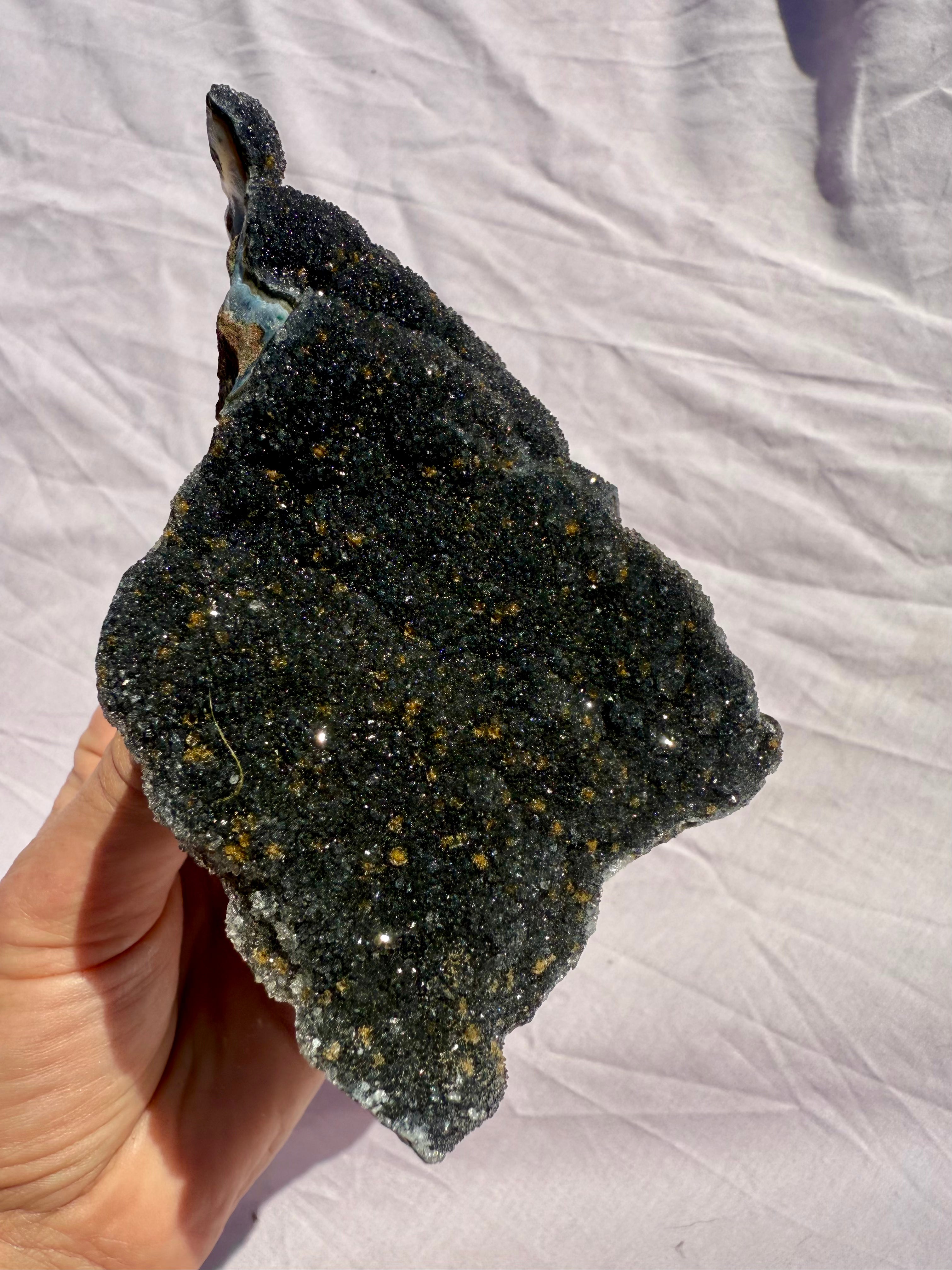 Black Amethyst Cluster