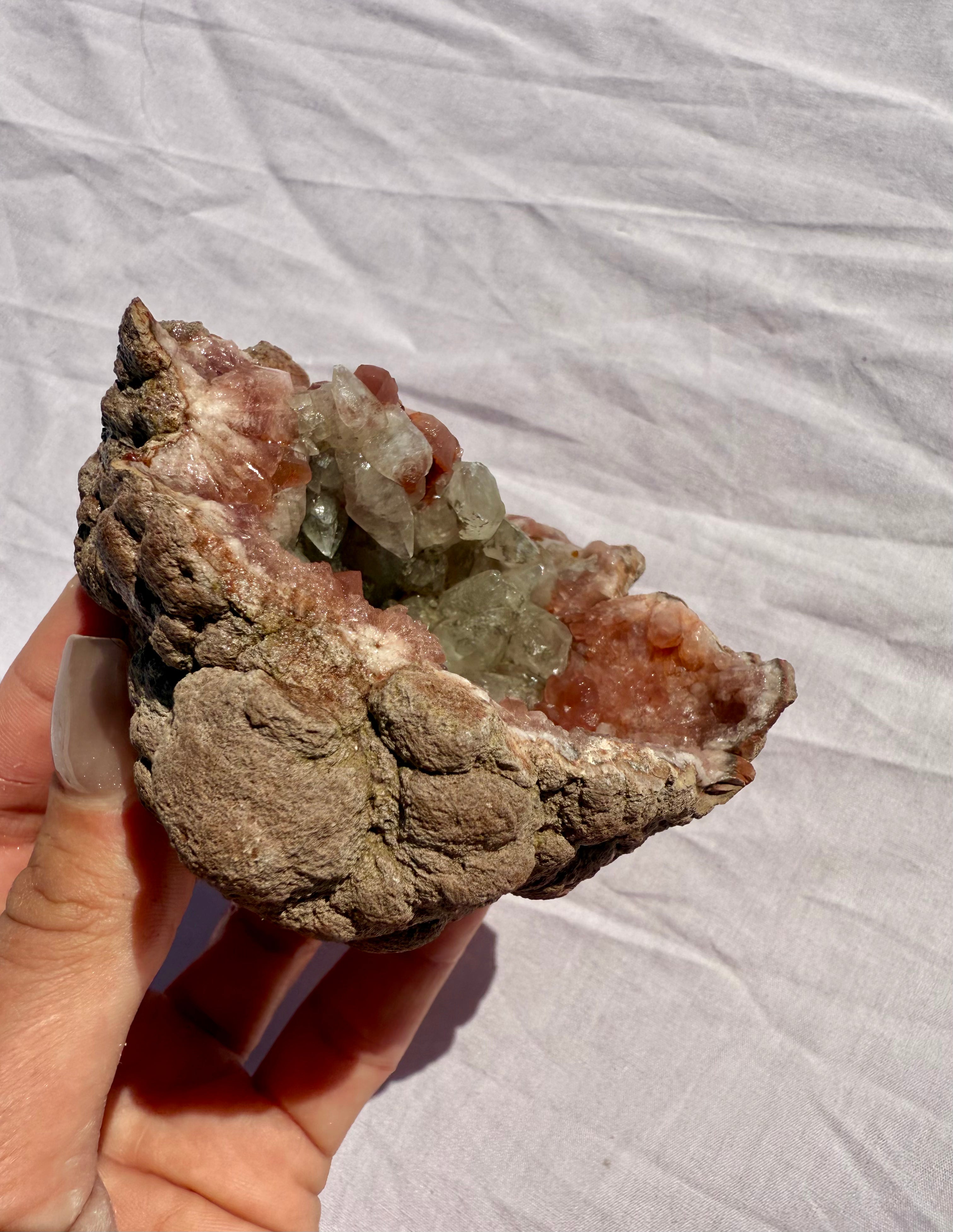 Pink Amethyst Geode 001